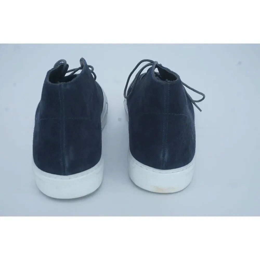 To Boot New York Argento Blue Suede Lace Up Sneakers Size 9.5 Chukka Lace up NIB